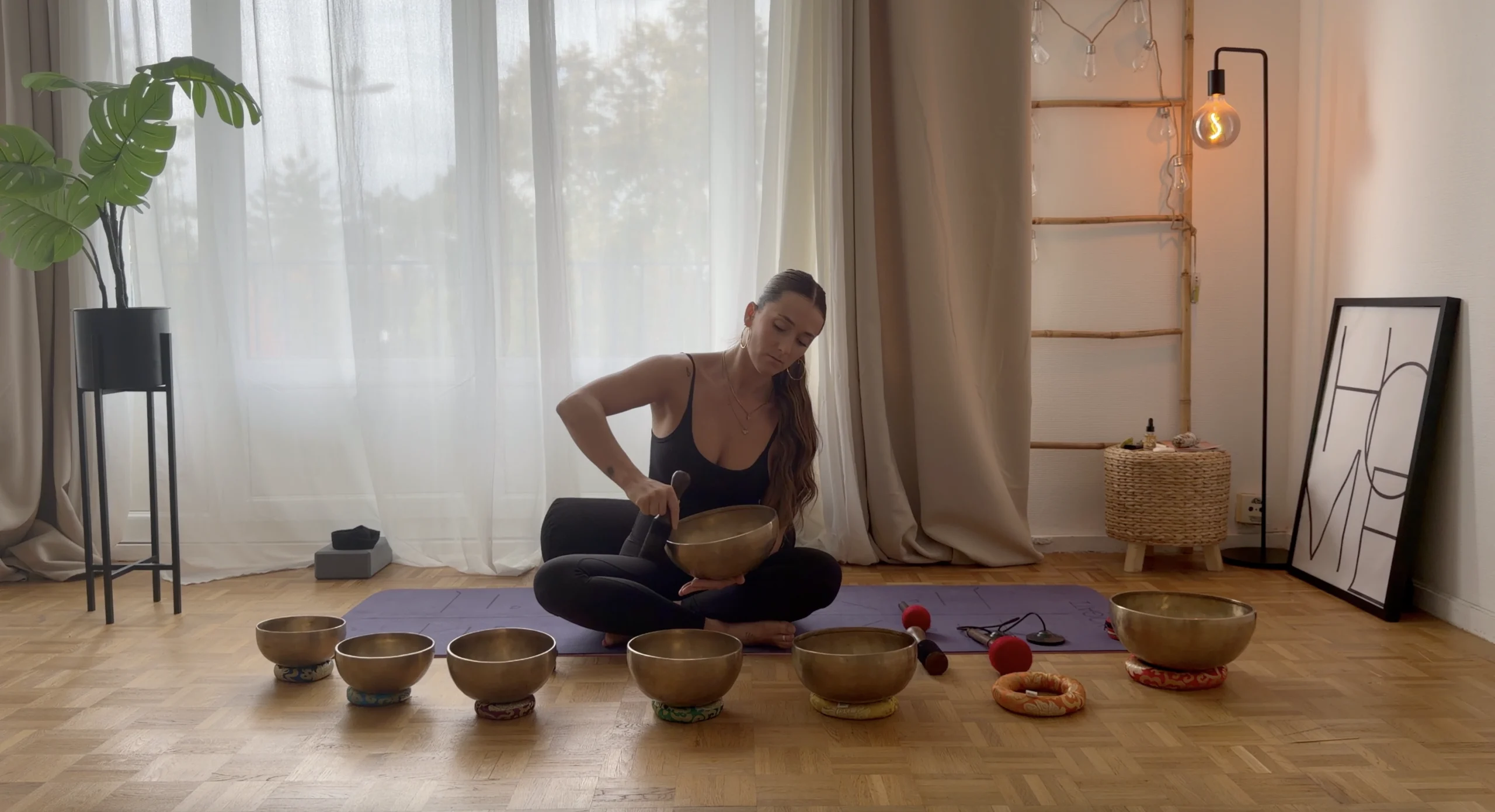 meditation avec bols tibétains