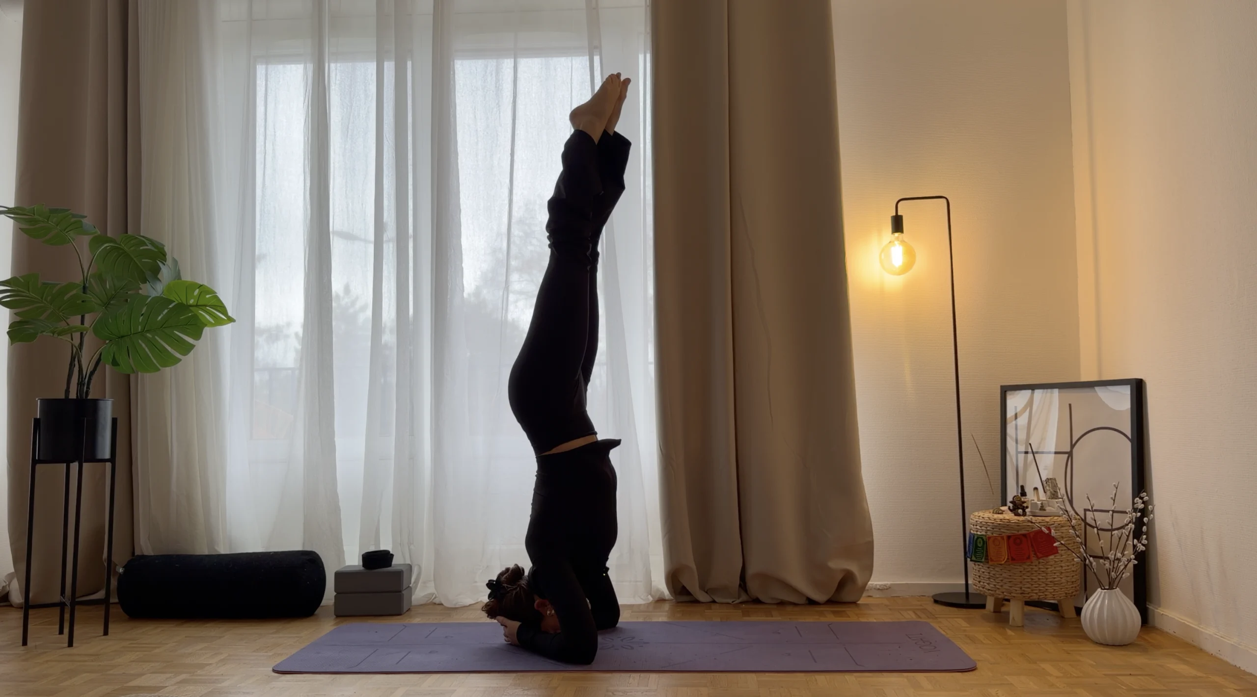 equilibre sur la tete