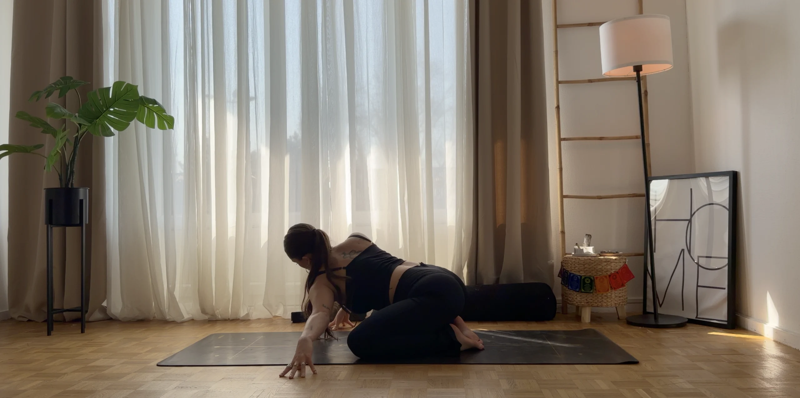 étirement des épaules balasana yoga