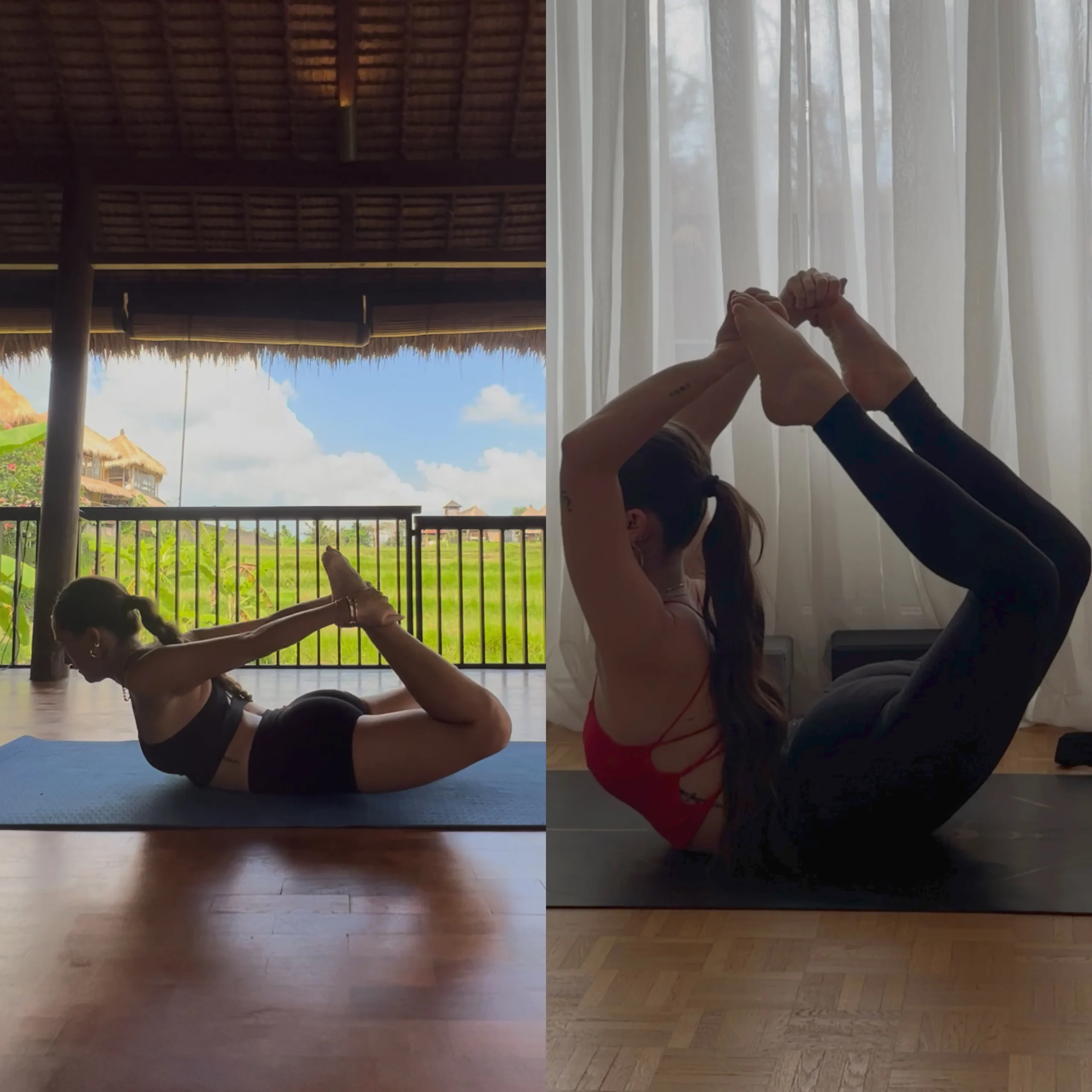 avant après yoga pont