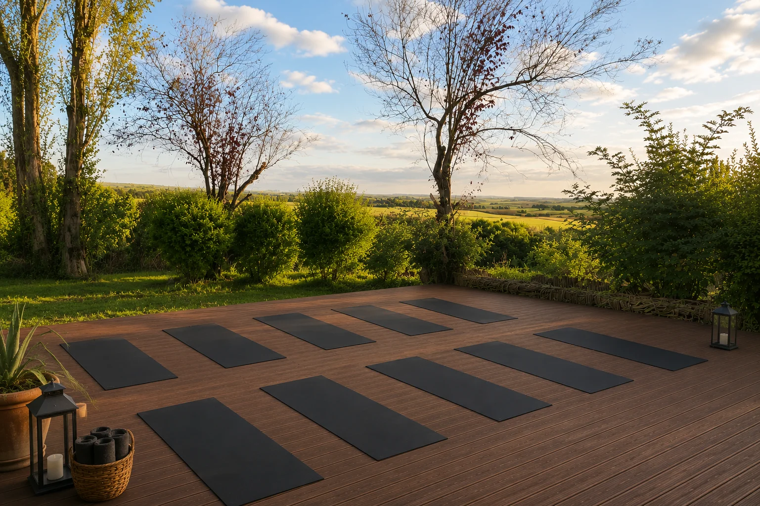 10 tapis de yoga en pleine nature