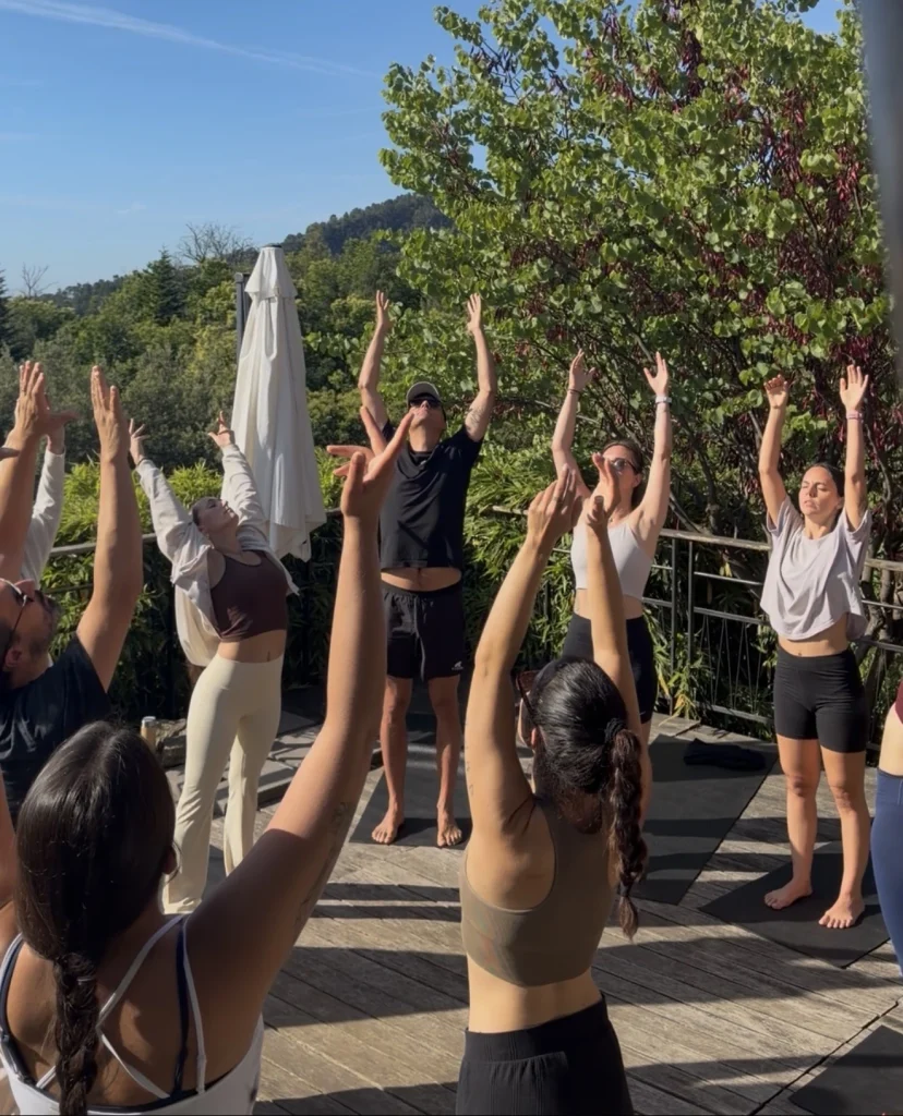 pratique extérieur yoga