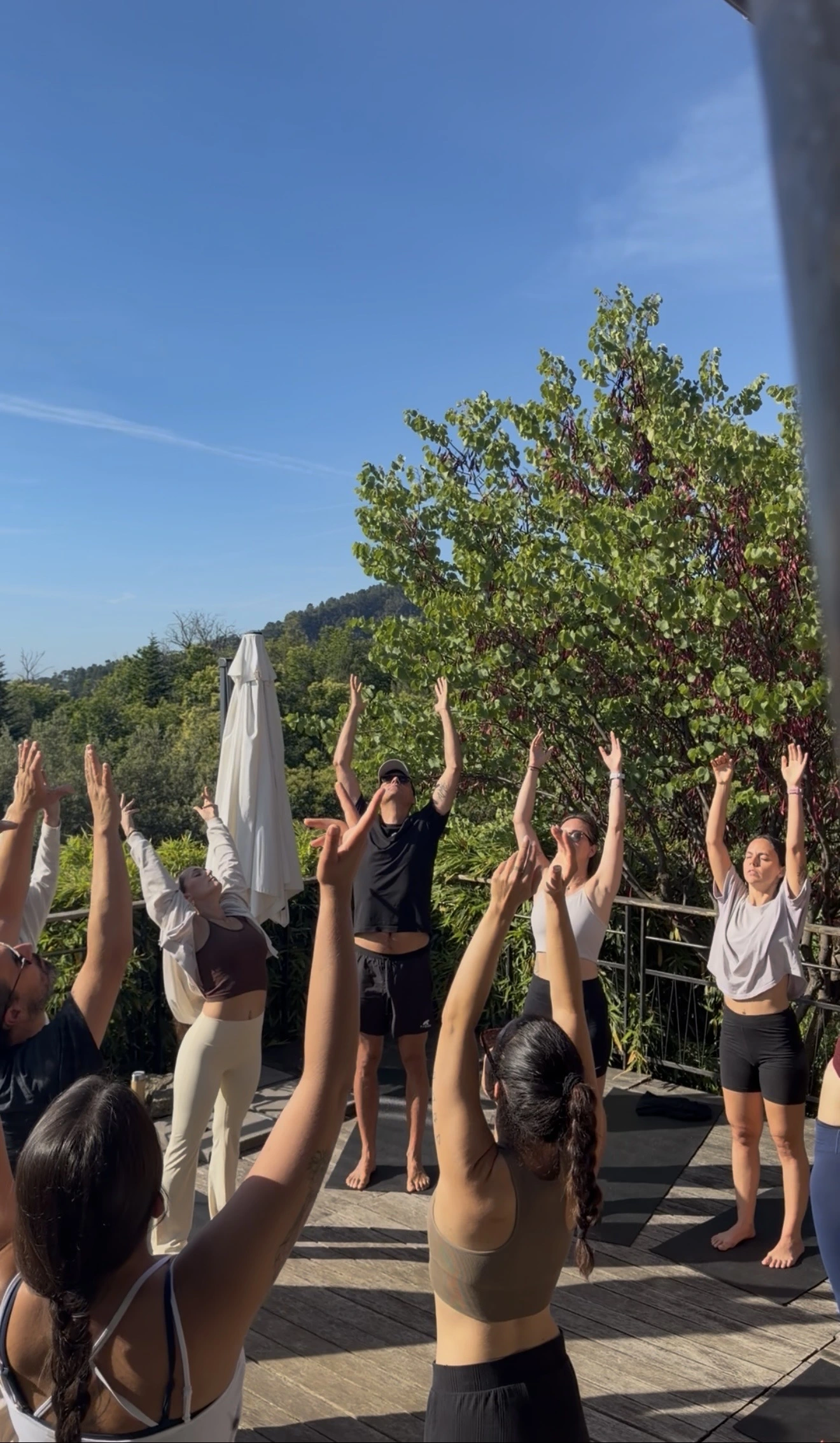 pratique extérieur yoga