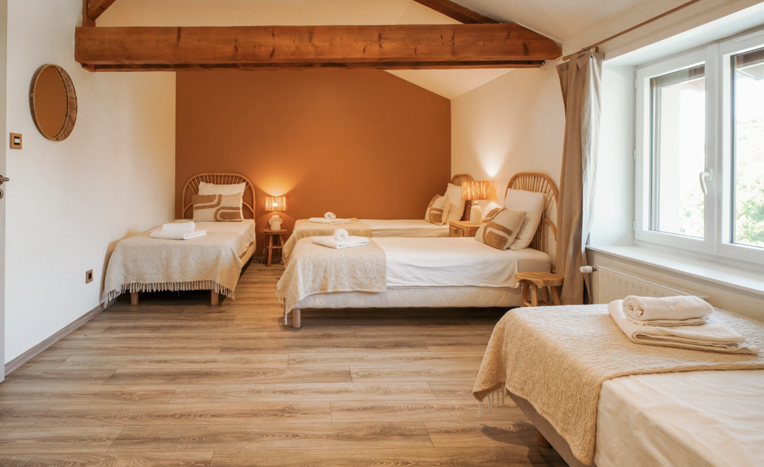 chambre triple style bohème