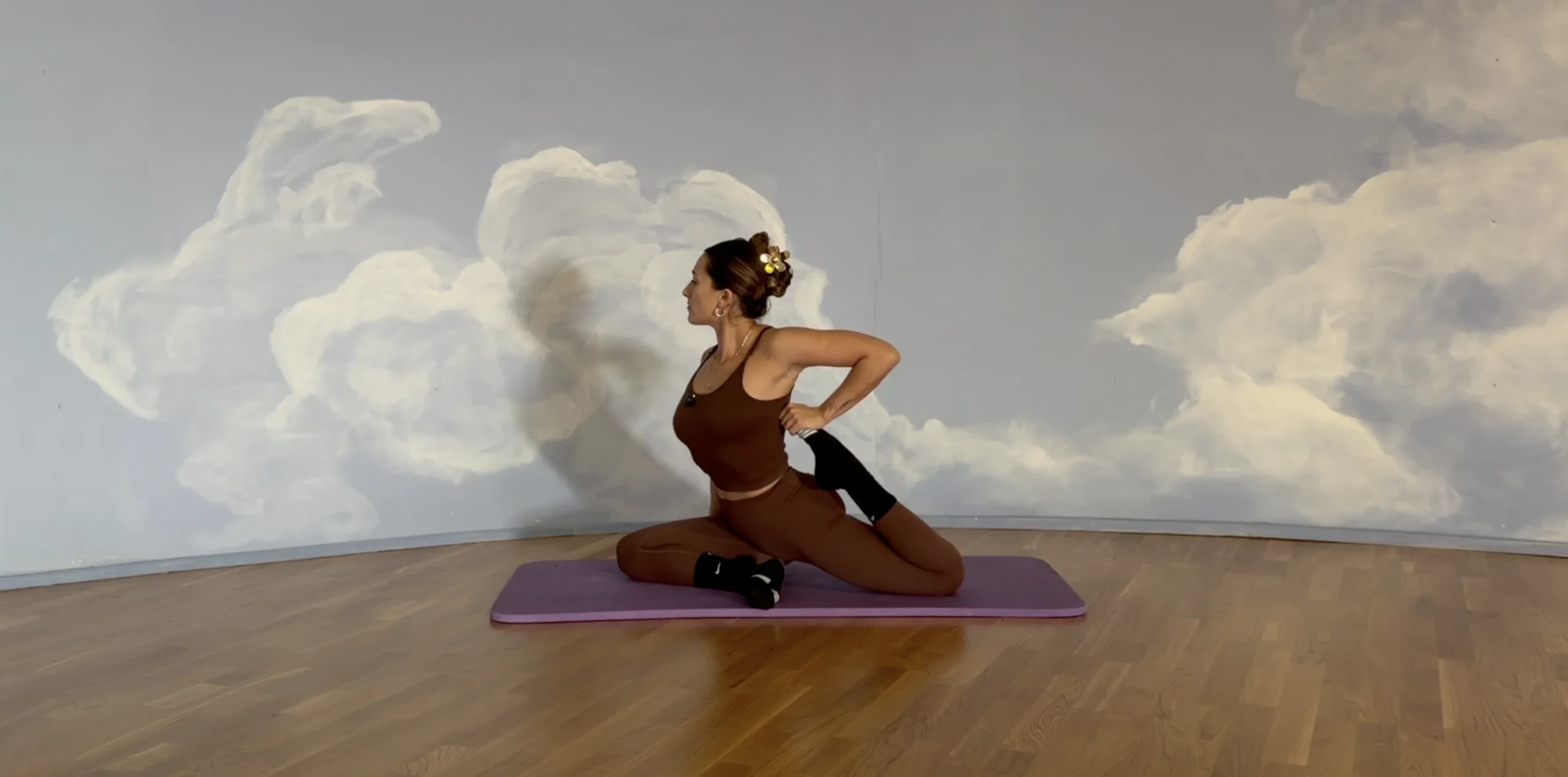 pigeon posture de yoga